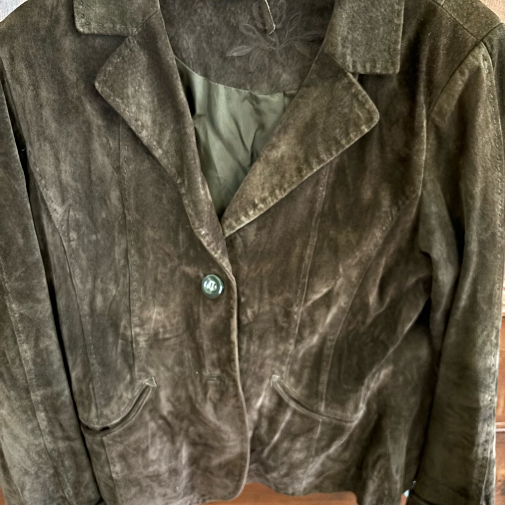 Suede jacket - brown